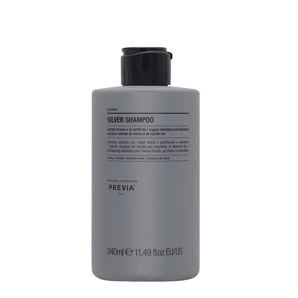 Previa Silver Blonde Shampoo 340ml - shampoo antigiallo